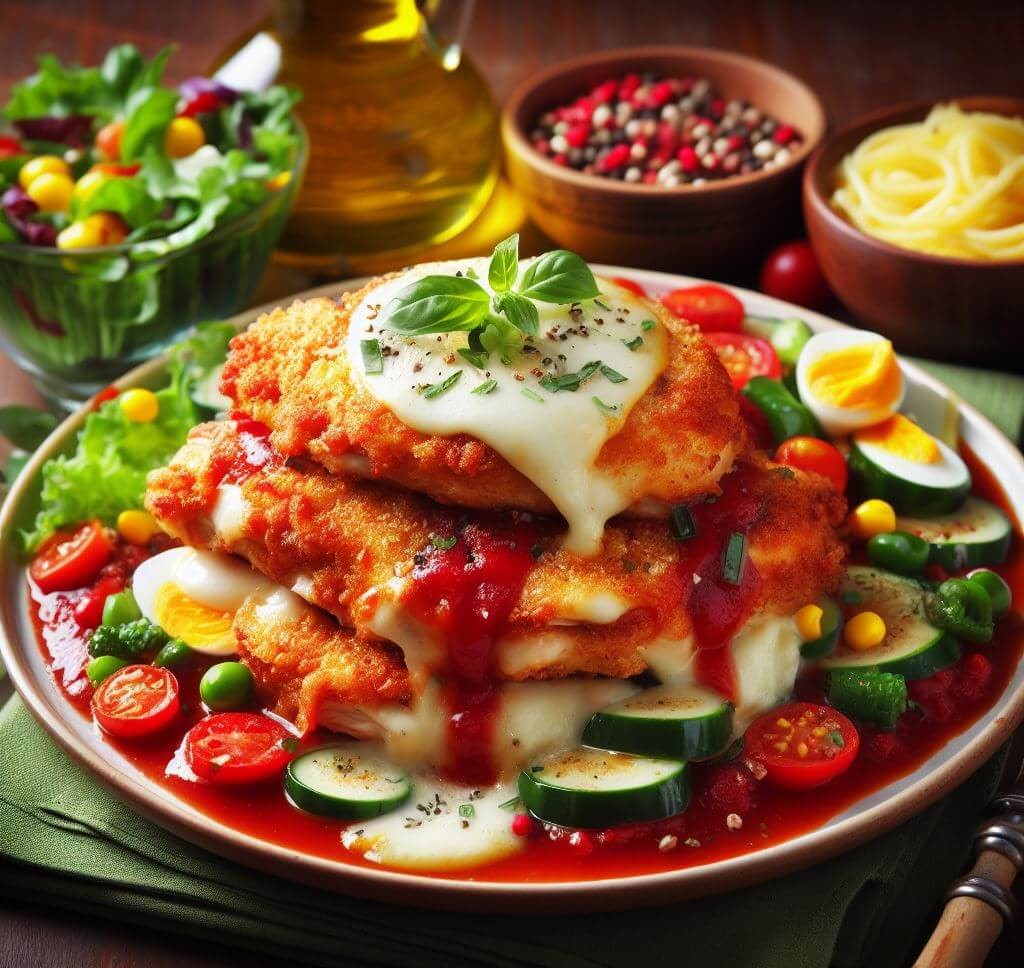 Traditional Australian Food: Chicken Parmigiana
